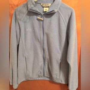 Light blue Columbia zip up size medium